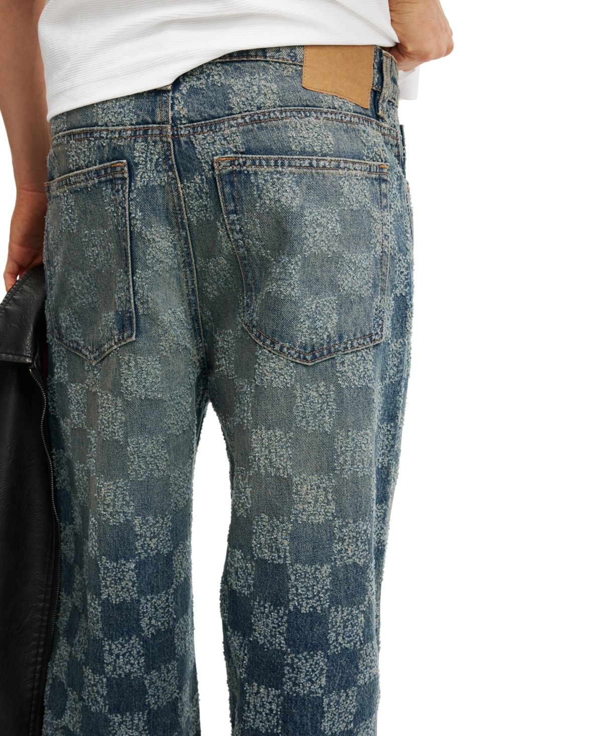 Shop Cotton On Men's Super Baggy Jean In Washed Blue