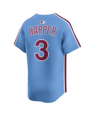 Men's Bryce Harper Light Blue Philadelphia Phillies Alternate Limited Player Jersey