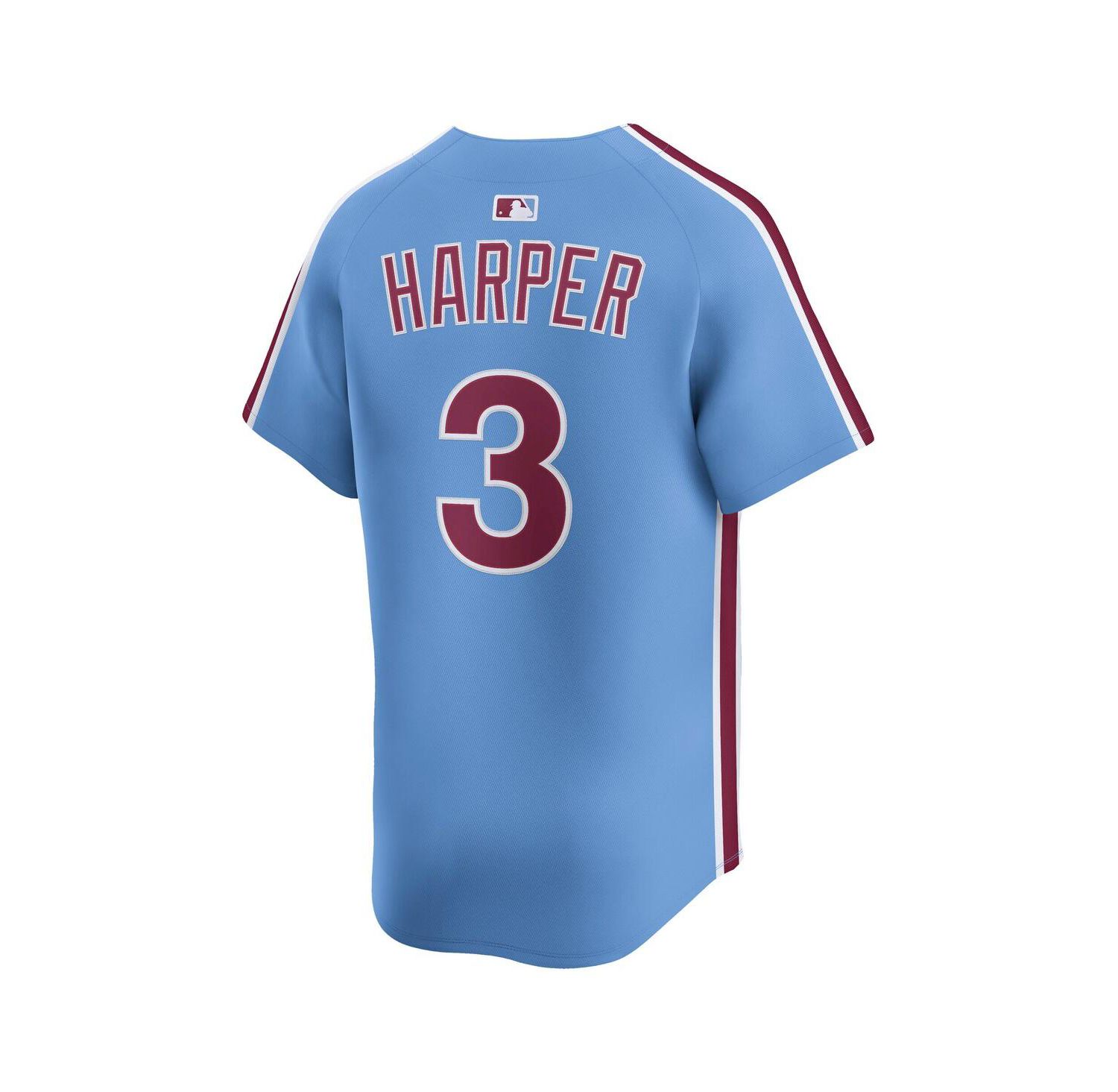 Men's Bryce Harper Light Blue Philadelphia Phillies Alternate Limited Player Jersey
