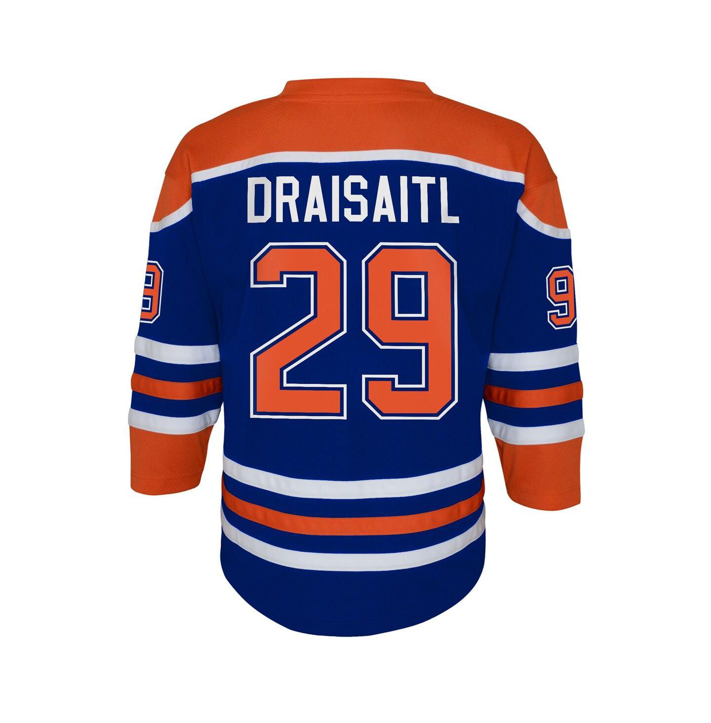 Детский топ Outerstuff Leon Draisaitl Royal Edmonton Oilers Home Replica Player Jersey — фото 2
