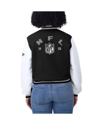 Women's Black/White NFL Varsity Full-Zip Jacket