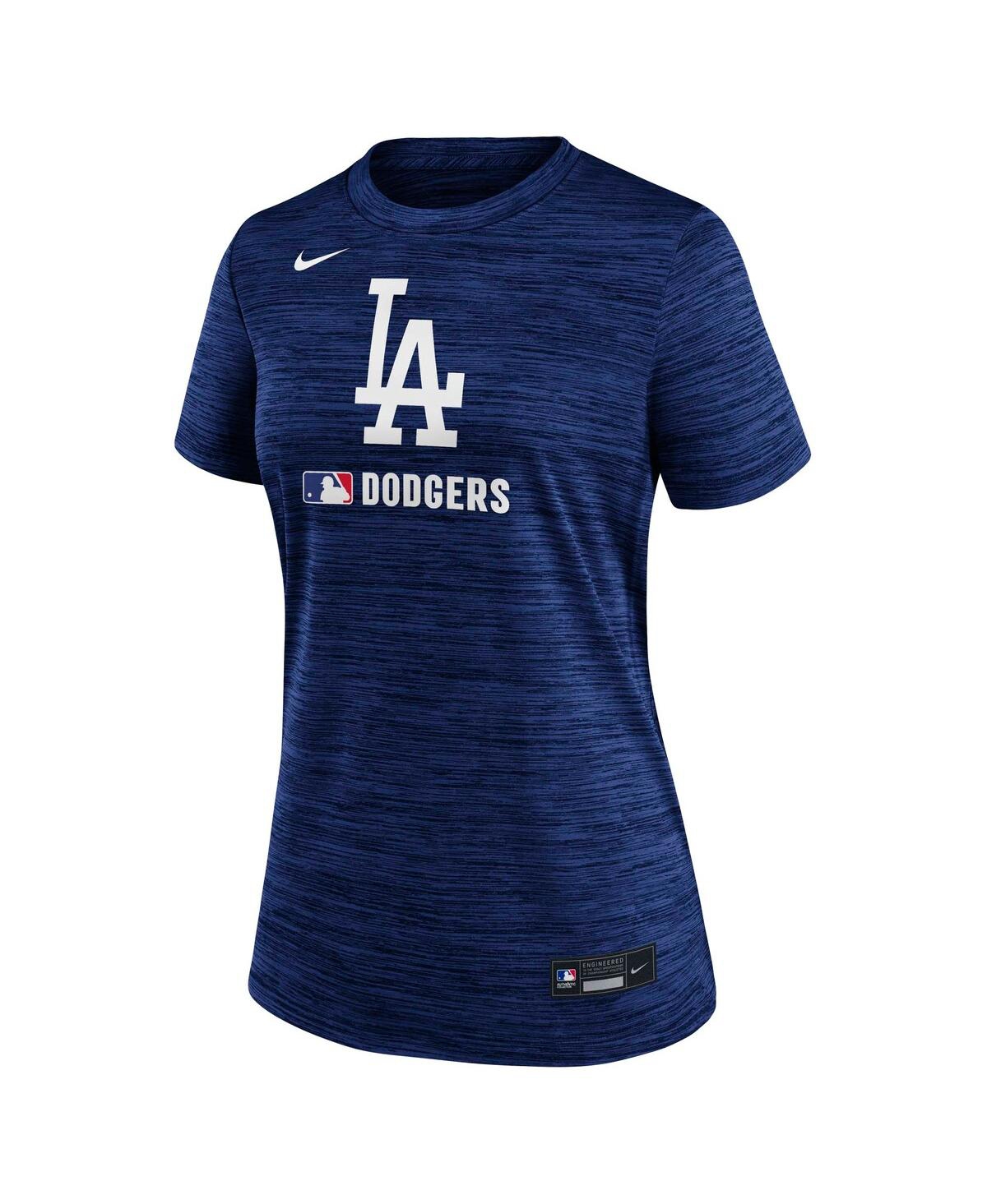 Nike Women's Royal Los Angeles Dodgers Authentic Collection Velocity Performance T-shirt In Royal