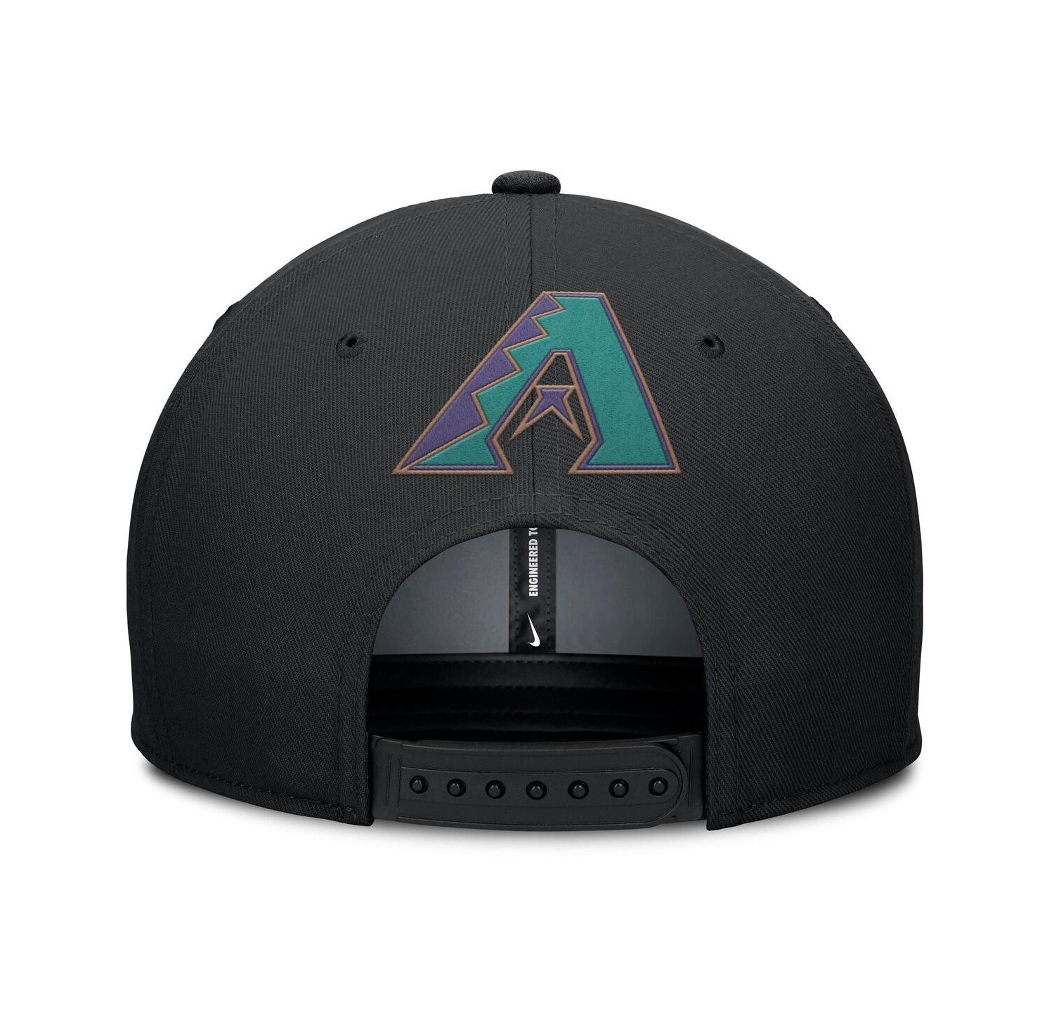 Men's Gray/Black Arizona Diamondbacks Pro Performance Snapback Hat