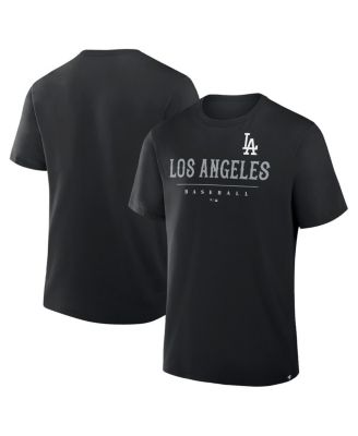 Fanatics - Men's Black Los Angeles Dodgers Color Pop Legacy Clubhouse T-Shirt