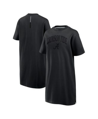 Fanatics - Women's Black Alabama Crimson Tide Elements Go Tri-Blend T-Shirt Dress