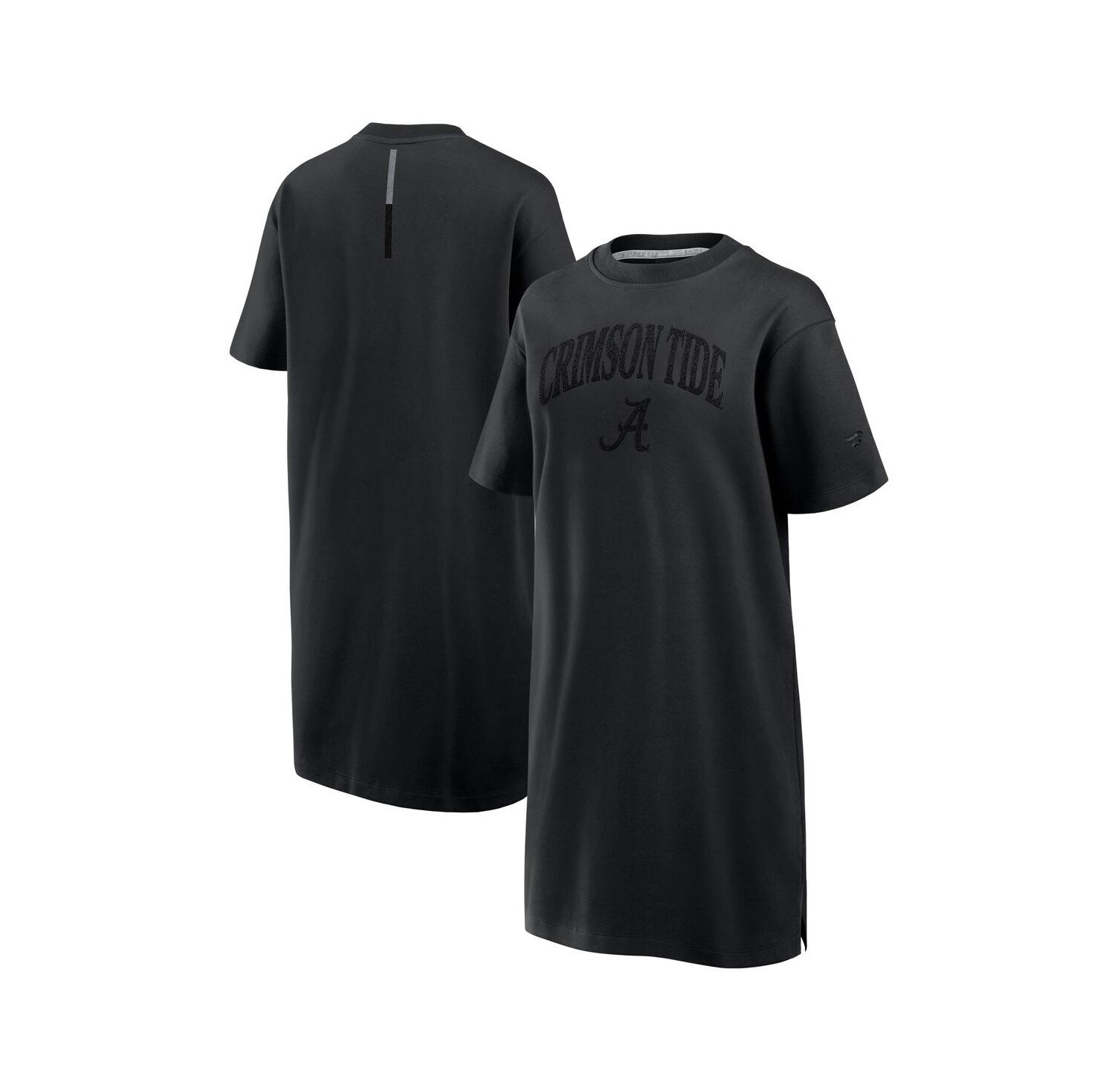 Women's Black Alabama Crimson Tide Elements Go Tri-Blend T-Shirt Dress