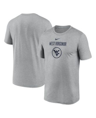Nike - Men's Heather Gray West Virginia Mountaineers On-Court Basketball Legend Practice Performance T-Shirt