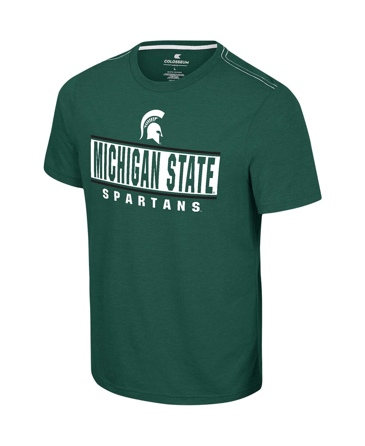 Colosseum Men's Green Michigan State Spartans No Problemo T-shirt In Green