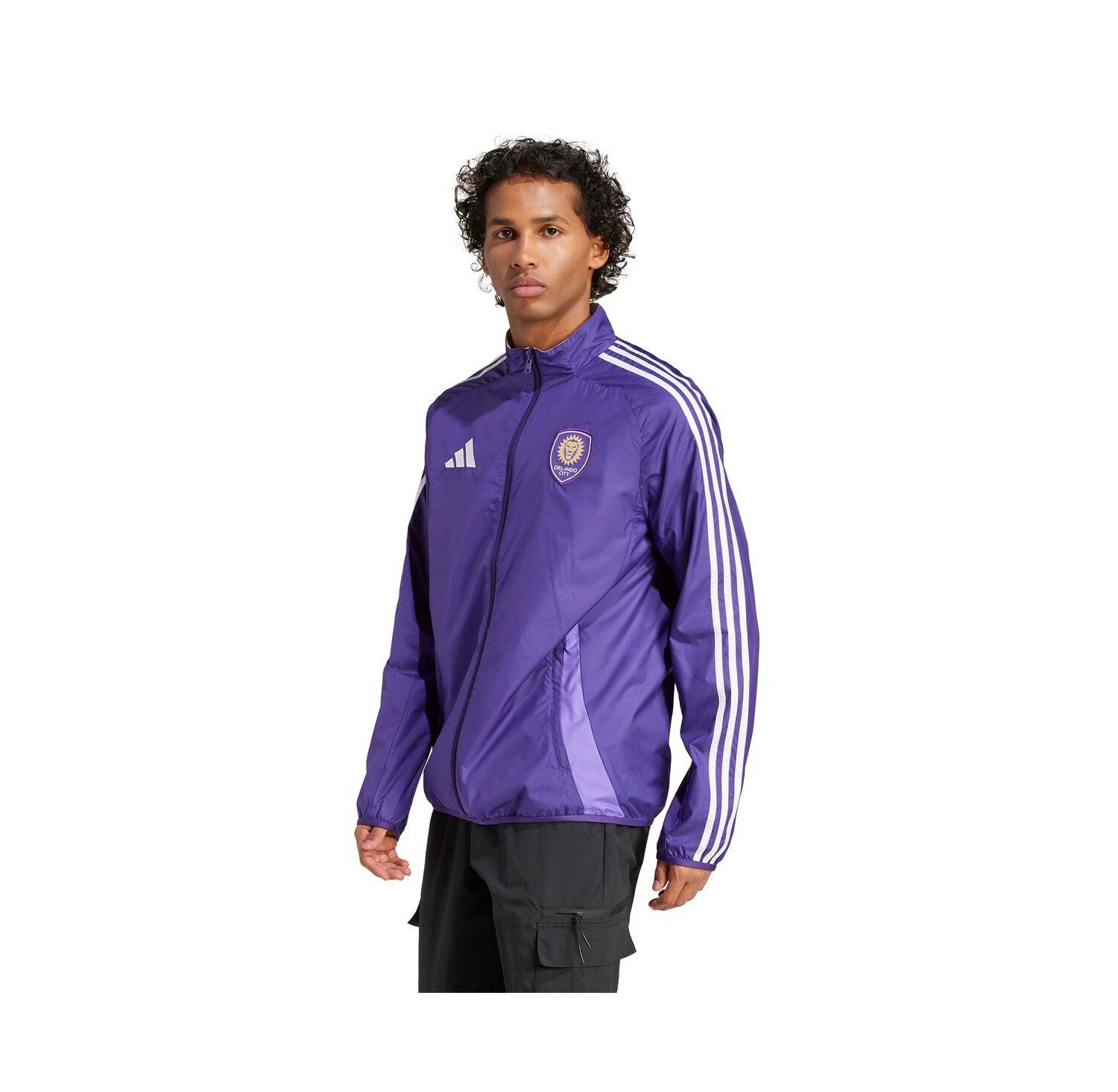 Men's Purple/White Orlando City SC 2025 Anthem Reversible Full-Zip Jacket