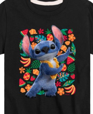 Big Boys Lilo Stitch Live Action Stitch Fruit Graphic T-Shirt