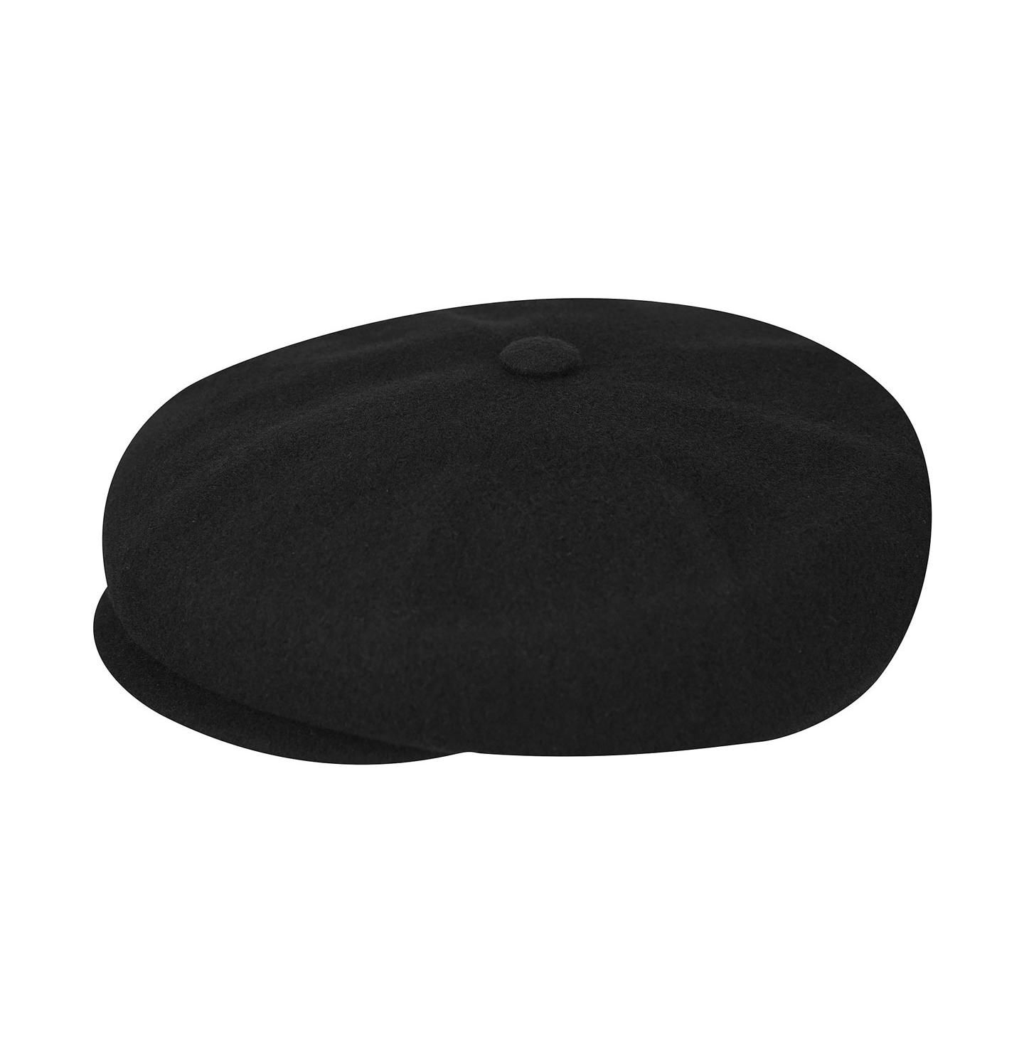 Мужские головные уборы Kangol Wool Hawker Newsboy, цвет: Чёрный — фото 1