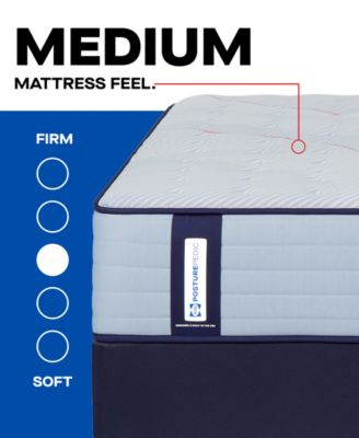Posturepedic Seafield 13" Medium Tight Top Mattress Set - Queen Split