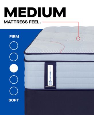 Posturepedic Seafield 14" Medium Euro Pillowtop Mattress Set - Queen Split