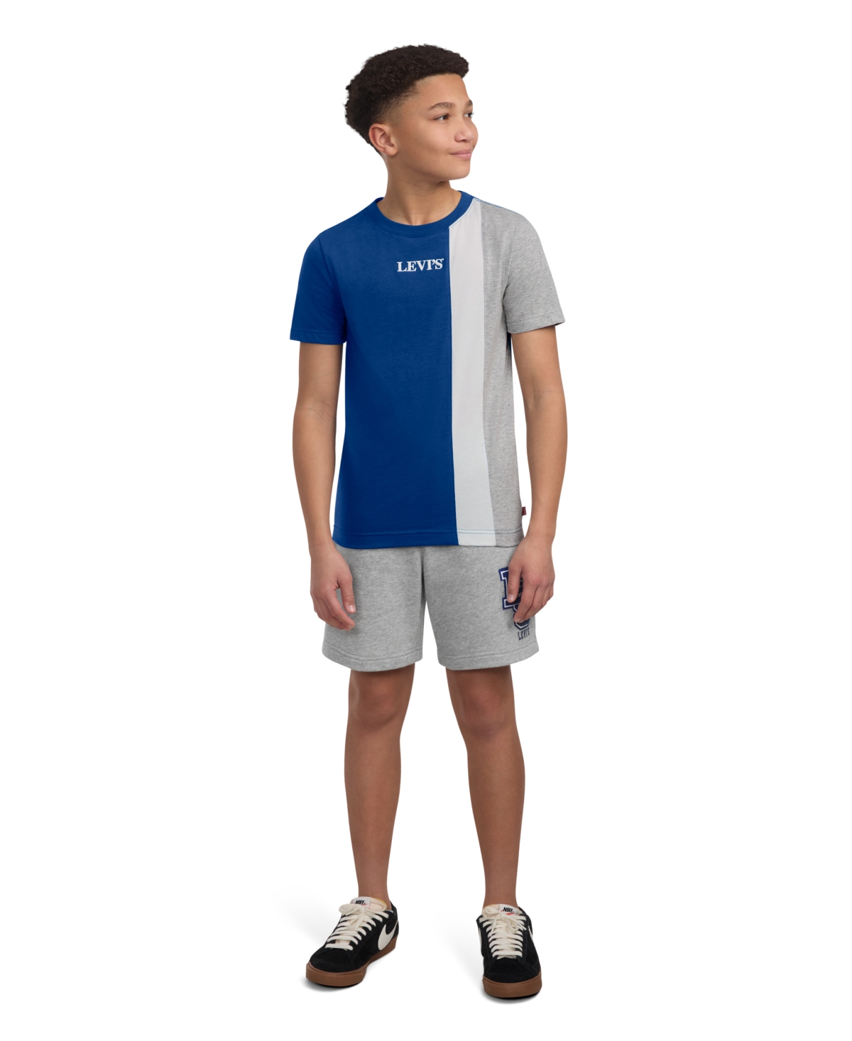 LEVI'S BIG BOYS STREAMLINE COLOR BLOCK TEE 