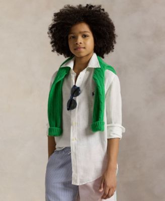 Boys 8-20 Linen Shirt
