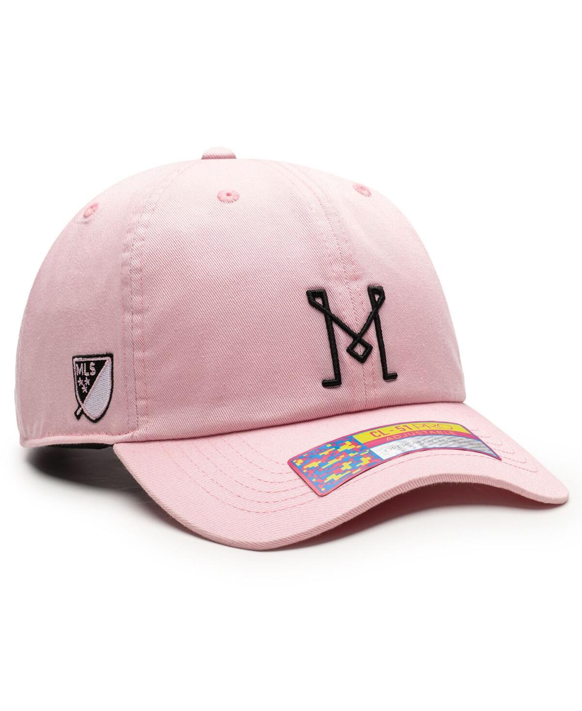 Men's and Women's Pink Inter Miami Cf Bambo Classic Adjustable Hat - Pink