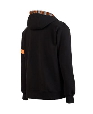 x NBA Men's Black New York Knicks Culture Hoops Collection Premium Pullover Hoodie