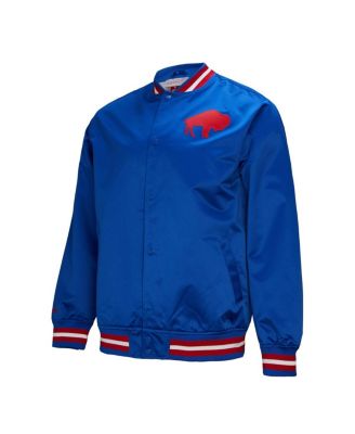 Men's Royal Buffalo Bills Double Down Satin Full-Snap Jacket