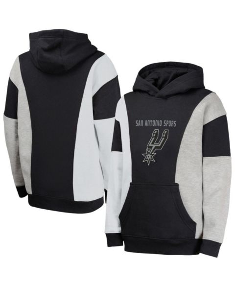 Детское худи Outerstuff Black San Antonio Spurs Ace In the Hole Pullover