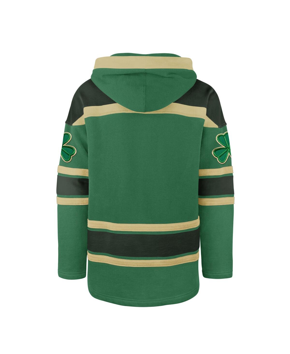 Shop 47 Brand Kelly Green Boston Bruins St. Patrick's Day Mclucky Superior Lacer Pullover Hoodie