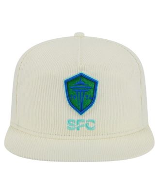 Men's Cream Seattle Sounders FC 2025 Kickoff Snapback Golfer Hat