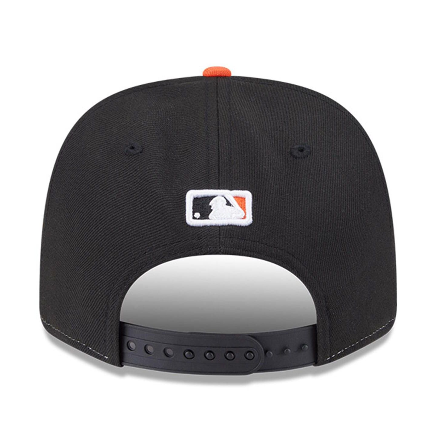 Мужская кепка New Era Black/Orange Baltimore Orioles Player Replica 9SEVENTY Adjustable Hat — фото 2