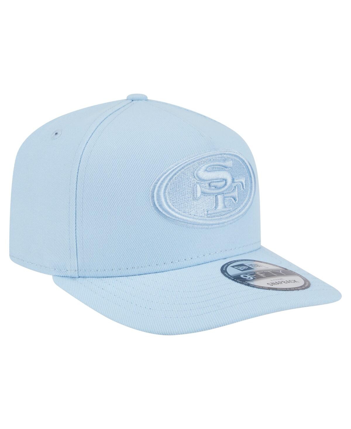NEW ERA MEN'S LIGHT BLUE SAN FRANCISCO 49ERS COLOR PACK 9FIFTY SNAPBACK HAT 