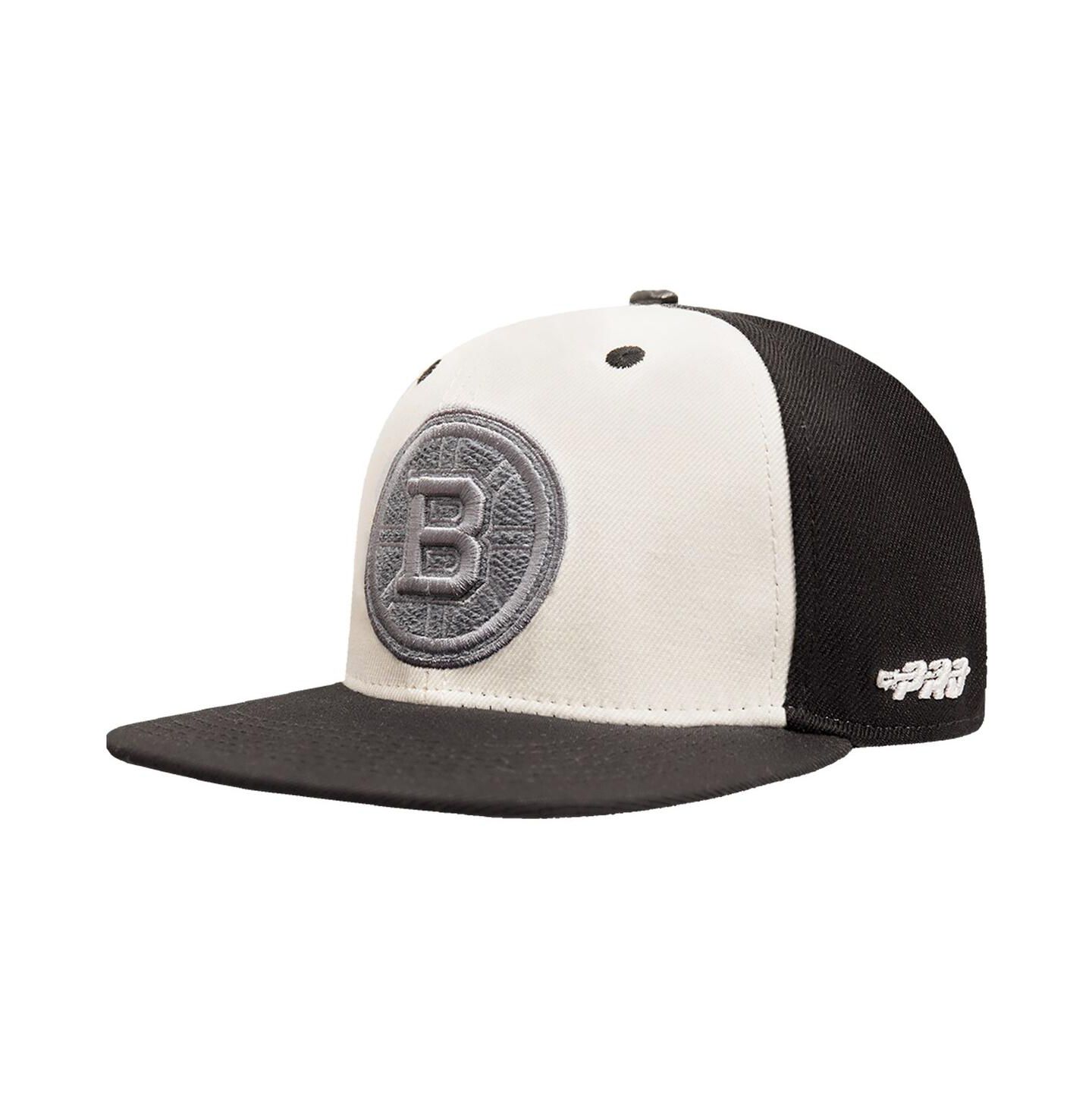 Мужская кепка Pro Standard Cream Boston Bruins French Terry Snapback Hat — фото 3