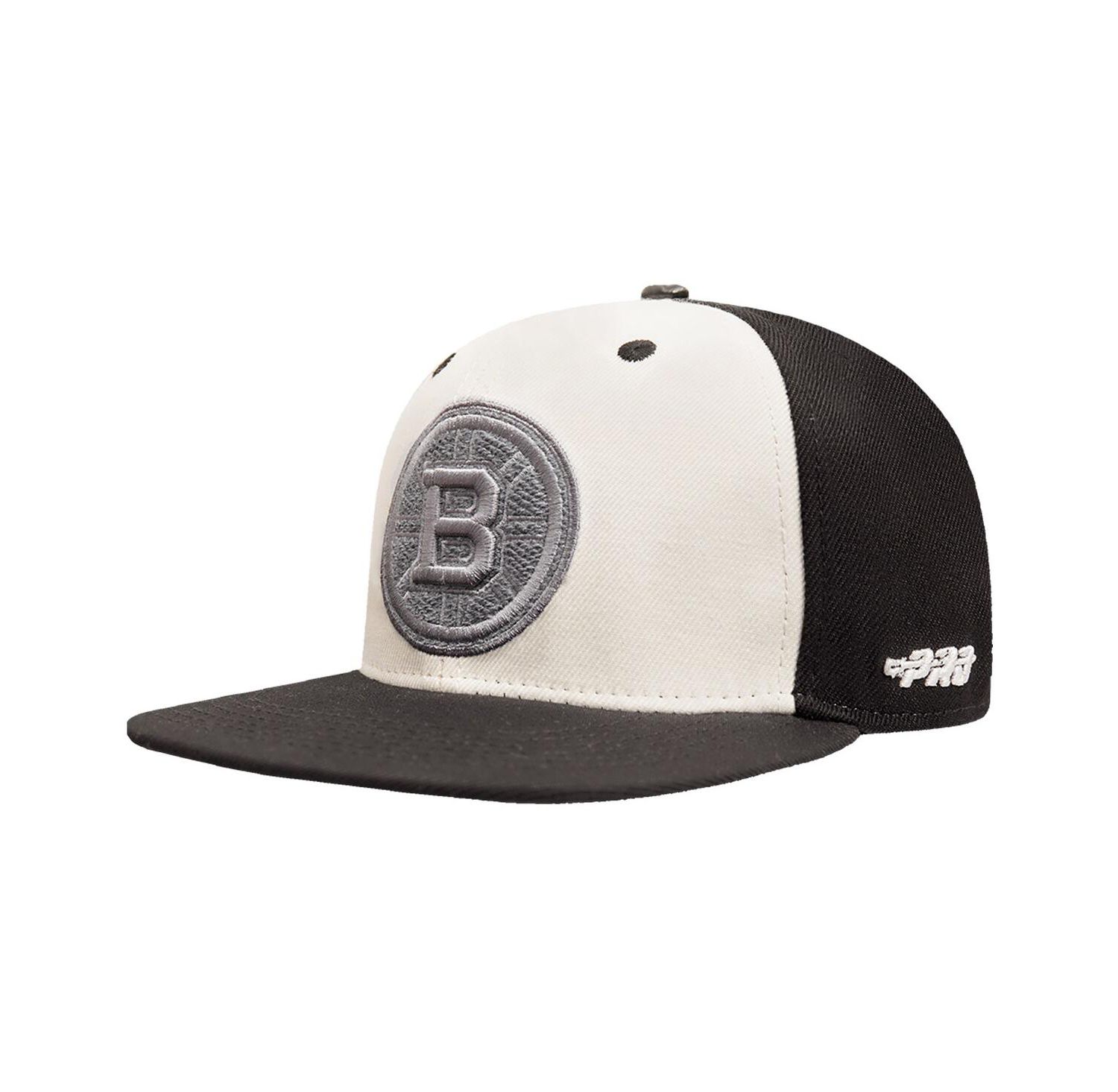 Men's Cream Boston Bruins French Terry Snapback Hat