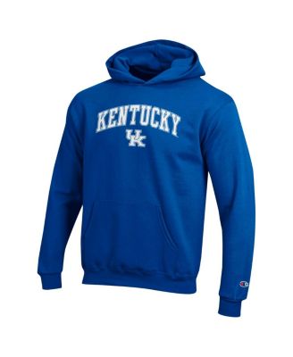 Big Boys and Girls Royal Kentucky Wildcats Campus Pullover Hoodie