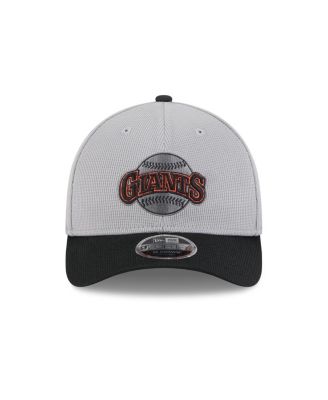 Men's Gray/Black San Francisco Giants 2025 Batting Practice 9FORTY M-Crown Adjustable Hat