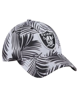 Men's Gray Las Vegas Raiders Palms 39THIRTY Flex Hat