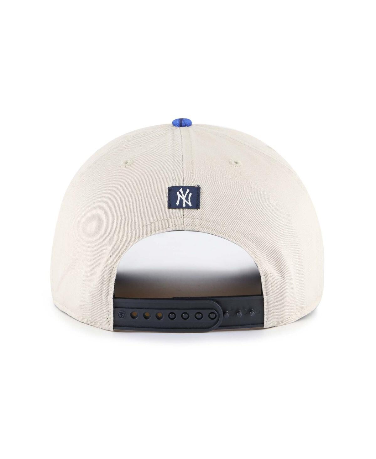 47 Brand Men's Cream/navy New York Yankees Fiji Rope Hitch Adjustable Hat In Cream,navy