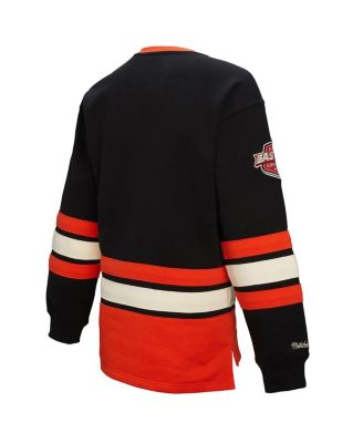 Women's Black Philadelphia Flyers Heritage Lace-Up Pullover Sweatshirt