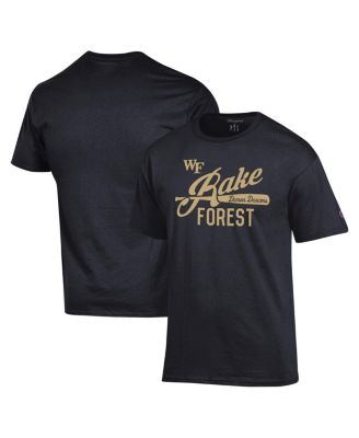 Champion - Men's  Black Wake Forest Demon Deacons Rake Forest T-Shirt