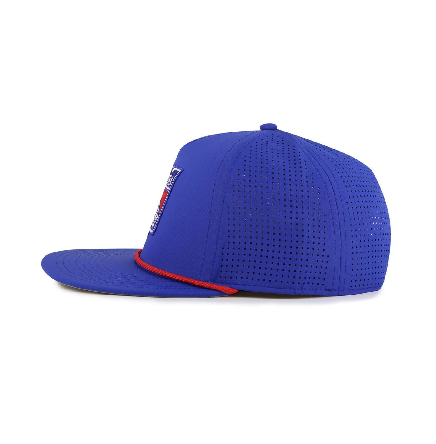 Мужская кепка American Needle Blue New York Rangers Buxton Pro Tech Adjustable Hat — фото 3