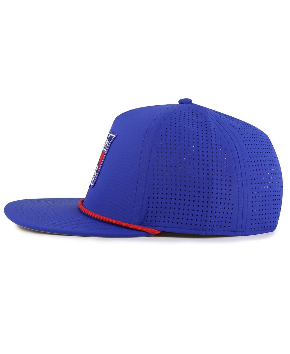 AMERICAN NEEDLE MEN'S BLUE NEW YORK RANGERS BUXTON PRO TECH ADJUSTABLE HAT 