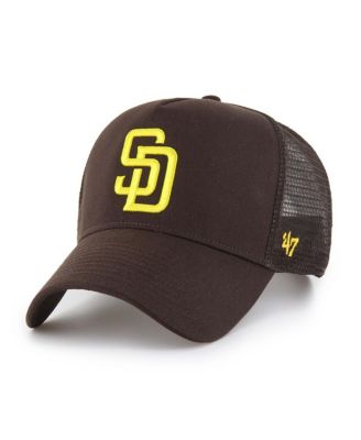 '47 Brand - Men's Brown San Diego Padres Ballpark Offside Adjustable Trucker Hat