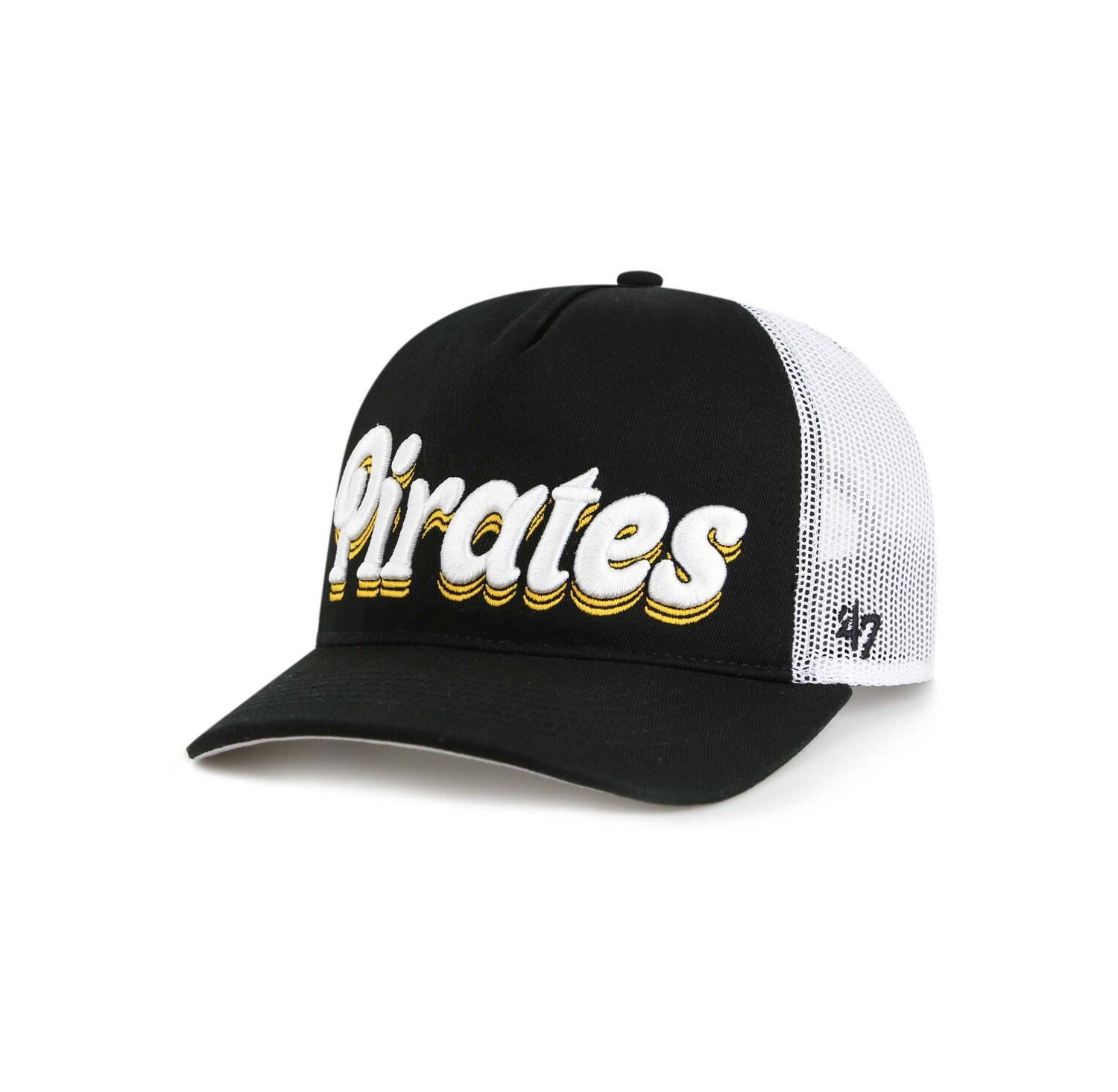 Women's Black Pittsburgh Pirates Biloxi Hitch Adjustable Hat