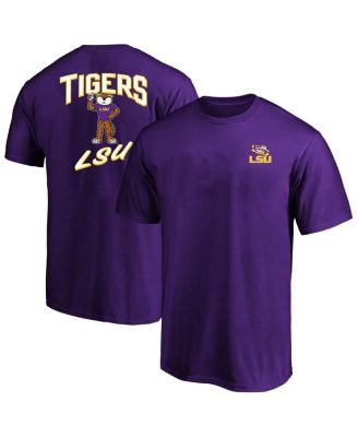 Fanatics - Men's  Purple LSU Tigers Big Tall 2-Hit T-Shirt