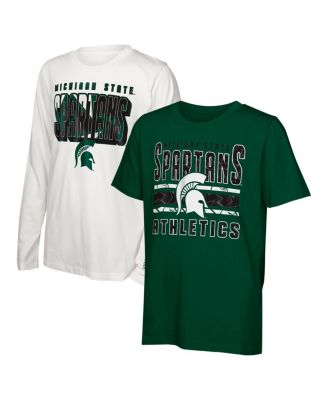 Outerstuff - Big Boys and Girls Michigan State Spartans In the Mix T-Shirt Combo Set