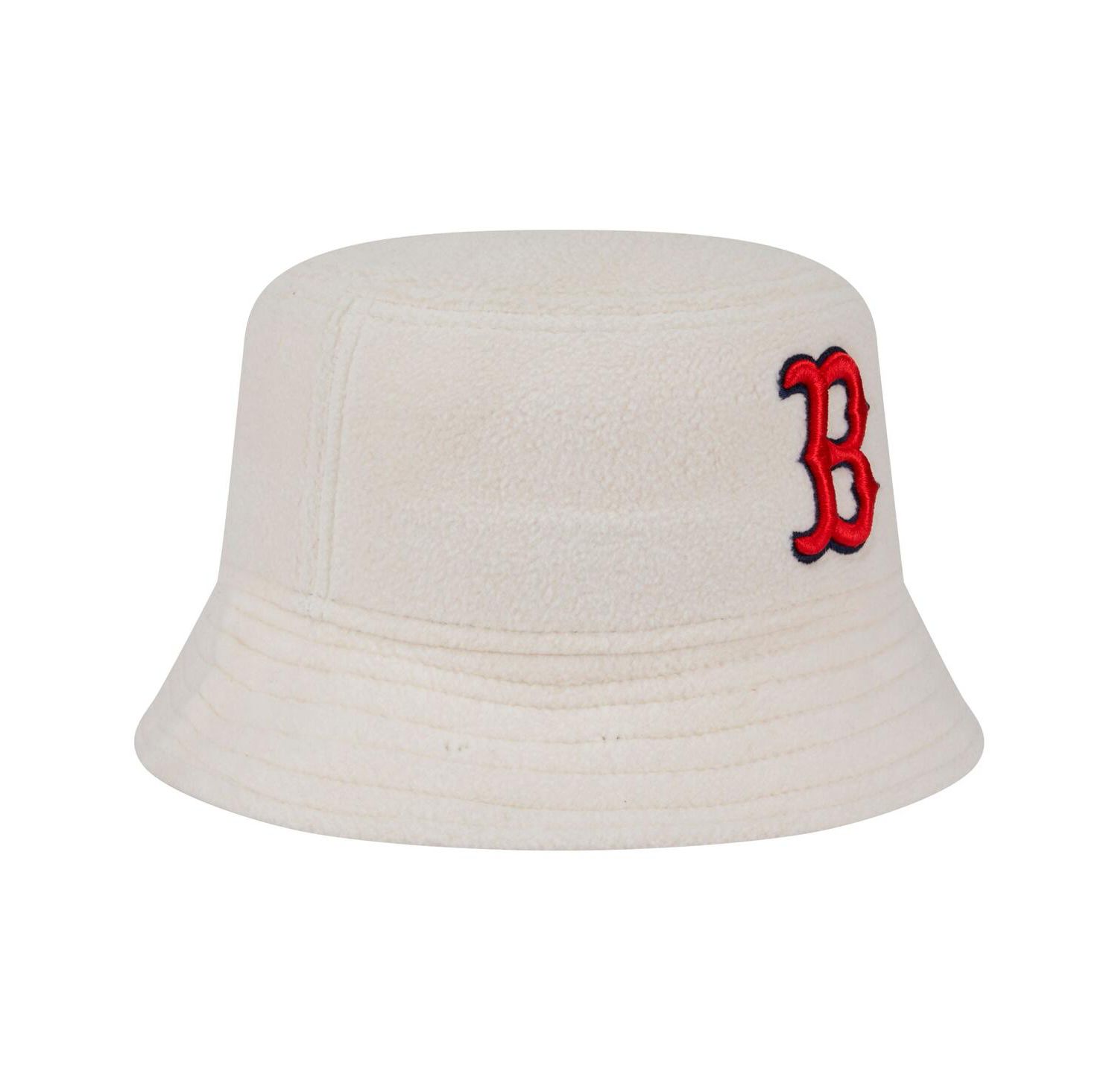 Women's White Boston Red Sox Chrome Cozy Bucket Hat