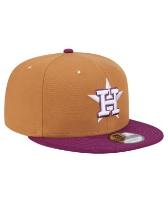 Men's Brown/Purple Houston Astros Color Pack Two-Tone 9FIFTY Snapback Hat
