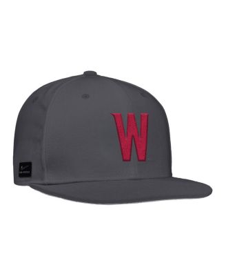 Men's Anthracite Washington State Cougars On-Field Baseball Performance Fitted Hat