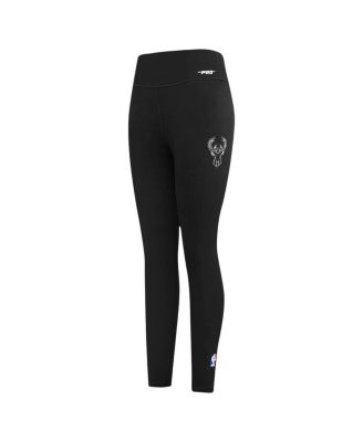 Women's Black Milwaukee Bucks Paint the City Jersey Leggings