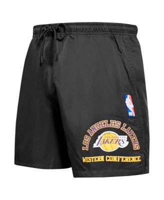 Men's Black Los Angeles Lakers Area Code Shorts