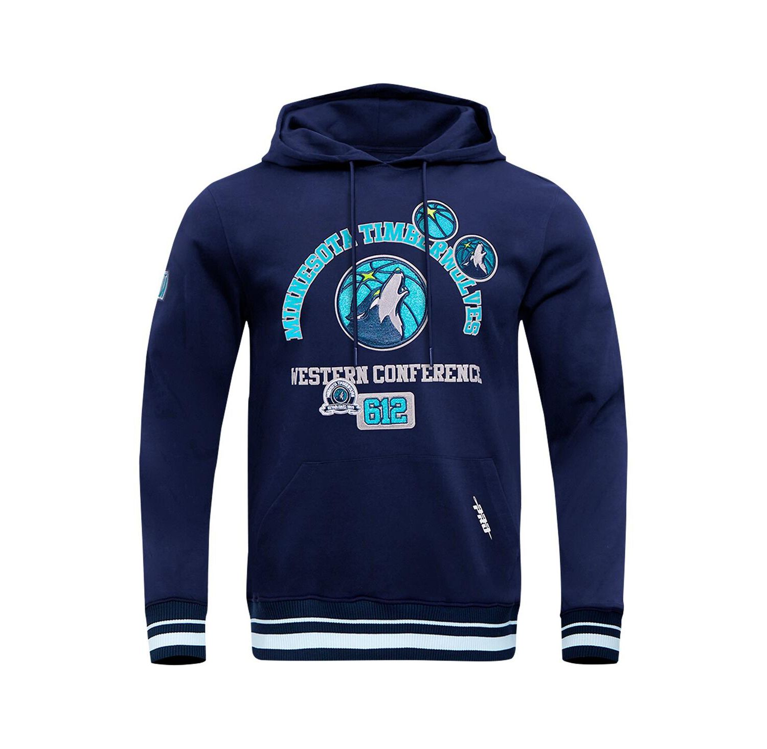 Men's Navy Minnesota Timberwolves Area Code Pullover Hoodie