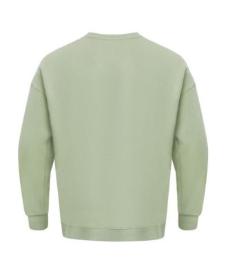 Men's Green Cincinnati Reds Neutral Drop Shoulder Pullover Sweatshirt