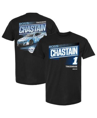 Trackhouse Racing Team Collection - Men's Black Ross Chastain Busch Light Car T-Shirt