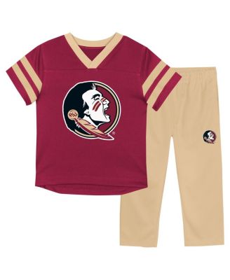 Outerstuff - Baby Boys and Girls Florida State Seminoles Two-Piece Red Zone Jersey Pants Set